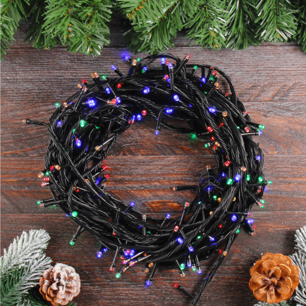 Гирлянда электрическая LED "Нить", 22 м, мультиколор - 4