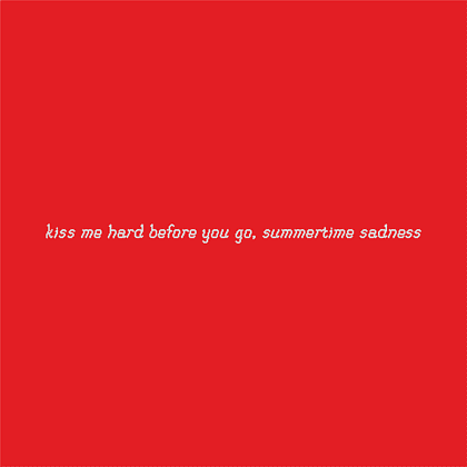 Термокружка "Summertime sadness", soft touch, красный - 2