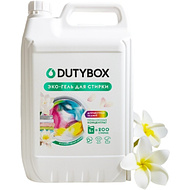 Средство для стирки Dutybox, Жасмин и белый лотос, 5 л, экологичное, для цветного белья, гель-концентрат Средство для стирки Dutybox, Жасмин и белый лотос, 5 л, экологичное, для цветного белья, гель-концентрат