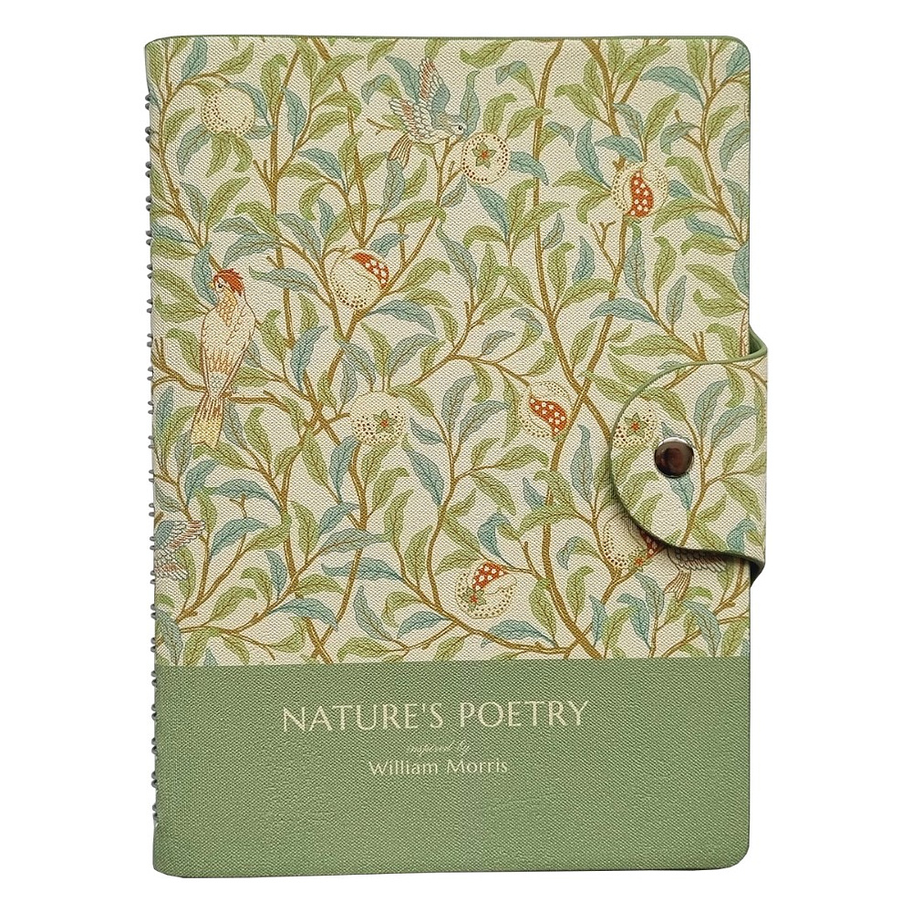 Блокнот "Poesy", А5, 96 листов, в клетку, зеленый