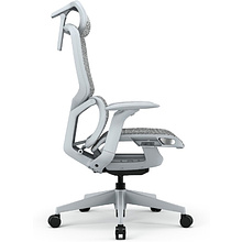 Кресло компьютерное SitZone E-VL002A-BS, сетка, ткань, пластик, серый