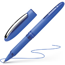 Ручка-роллер "Schneider One Hybrid C", 0.3 мм, синий, стерж. синий