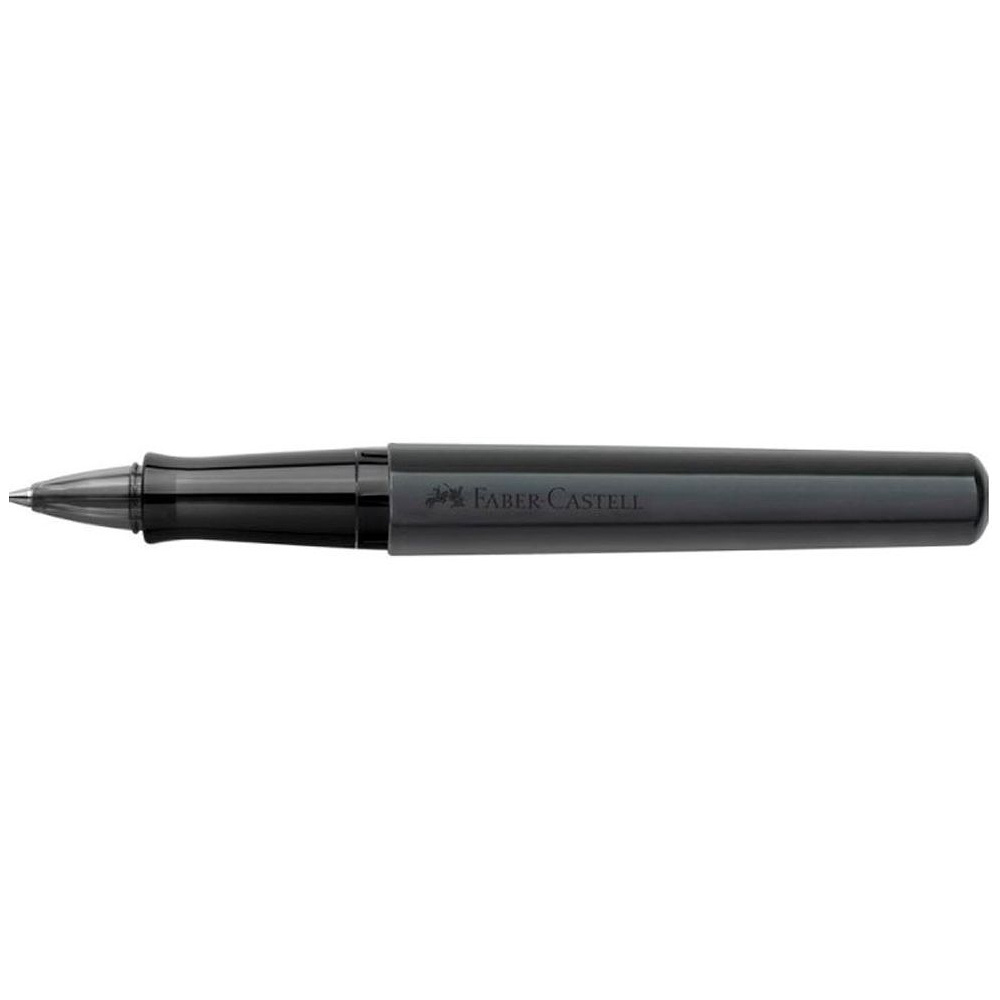 Ручка-роллер "Ink roller Hexo black", черный, стерж. черный - 3