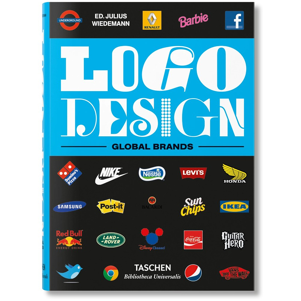 Книга на  "Logo Design, Global Brands", (английский, французский, немецкий язык ) , Julius Wiedemann