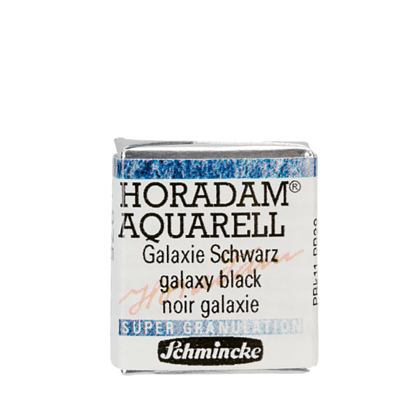 Краски акварельные "Schmincke Horadam", 975 черный galaxy, полукювета