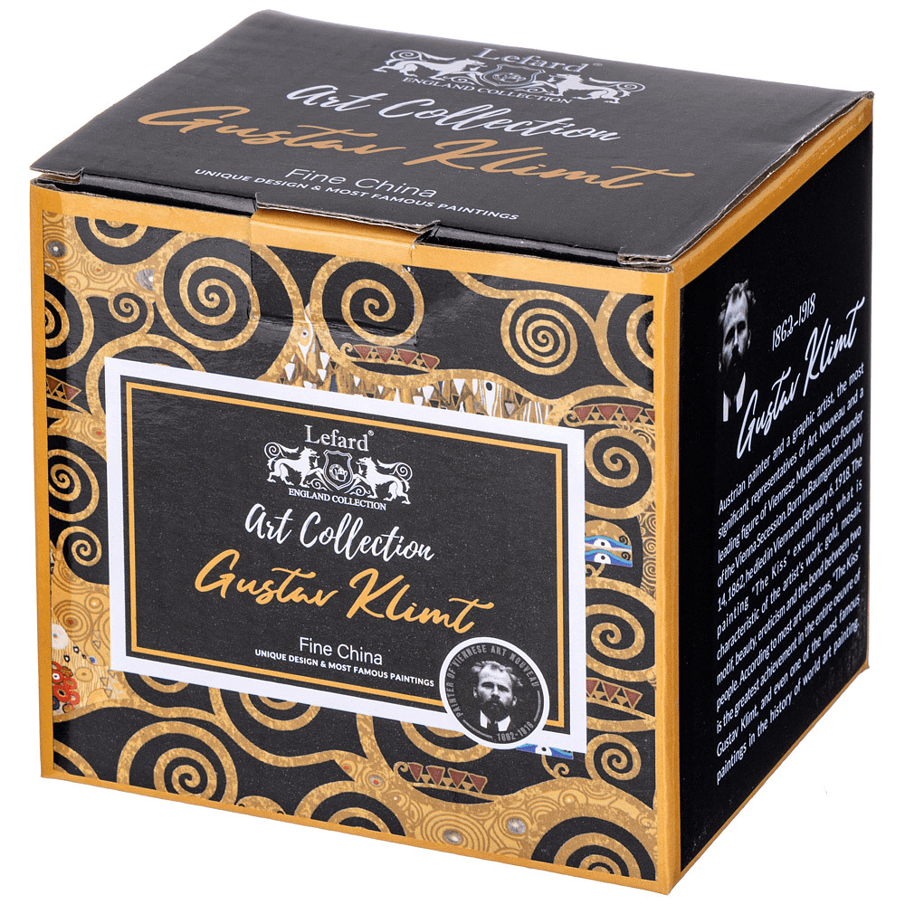 Кружка фарфоровая "Поцелуй", 420 мл, коричневый - 6