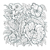 Раскраска "Colouring Book. Beautiful Blooms", (английский язык) - 3