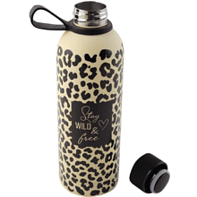 Термос "Леопард", 500 мл, желтый, черный