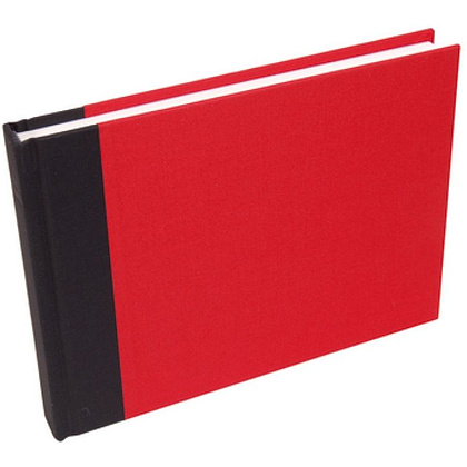 Скетчбук для акварели "Canvas Cover Album", А5, 180 г/м2, 60 листов, красный