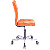 Кресло для персонала "Бюрократ СH-330M/LT", ткань, металл,  оранжевый  - 3