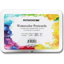 Открытки для акварели "Potentate", 24 листа