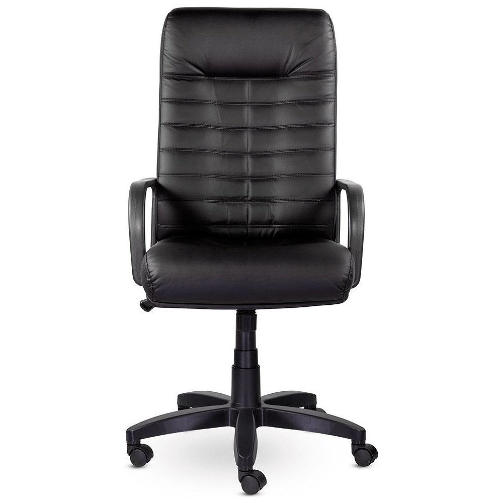 Кресло для руководителя UTFC Орион В пластик, экокожа, черный  - 5