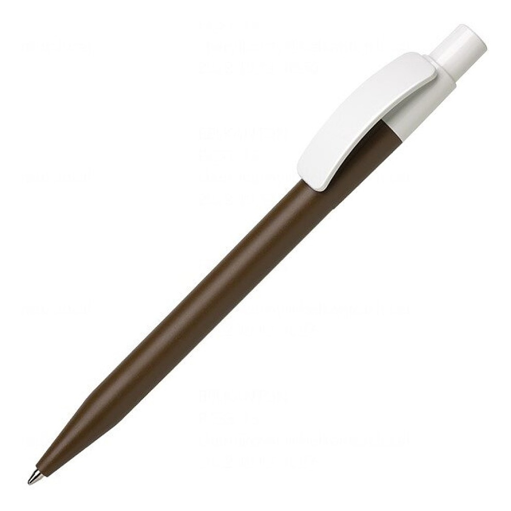 Ручка шариковая автоматическая "PX40-MATT CB", 1.0 мм, коричневый, белый, стерж. синий