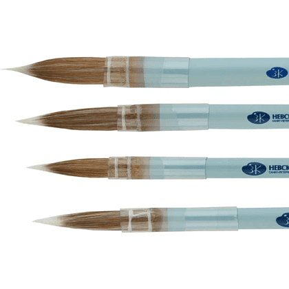 Кисть "Белые ночи", круглая, на короткой ручке, №6 - 6