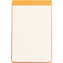 Блокнот "Rhodiarama Webnotepad" на резинке, A5, 96 листов, линейка, оранжевый