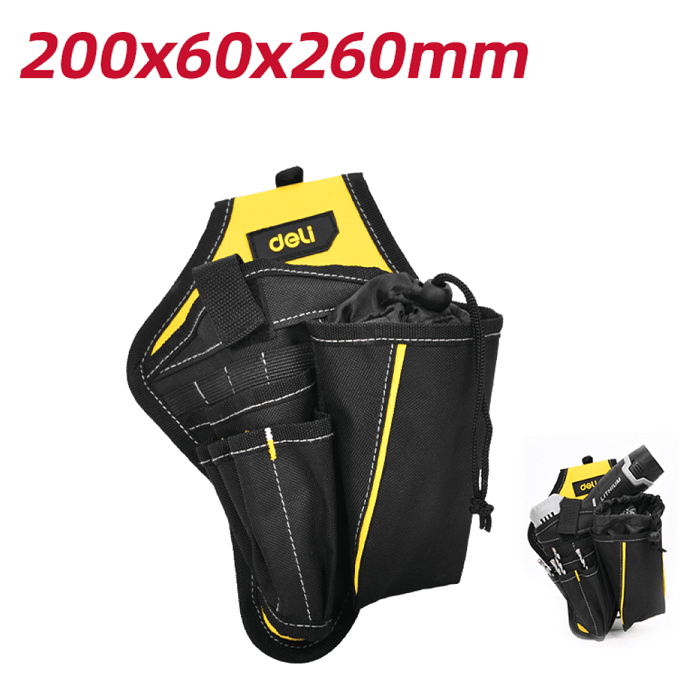 Сумка поясная Deli YS DLP07, для инструментов, без ремня - 6