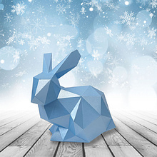 Набор для 3D моделирования "Кролик Няш", голубой