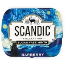 Конфеты "Scandic", 14 г, без сахара, барбарис