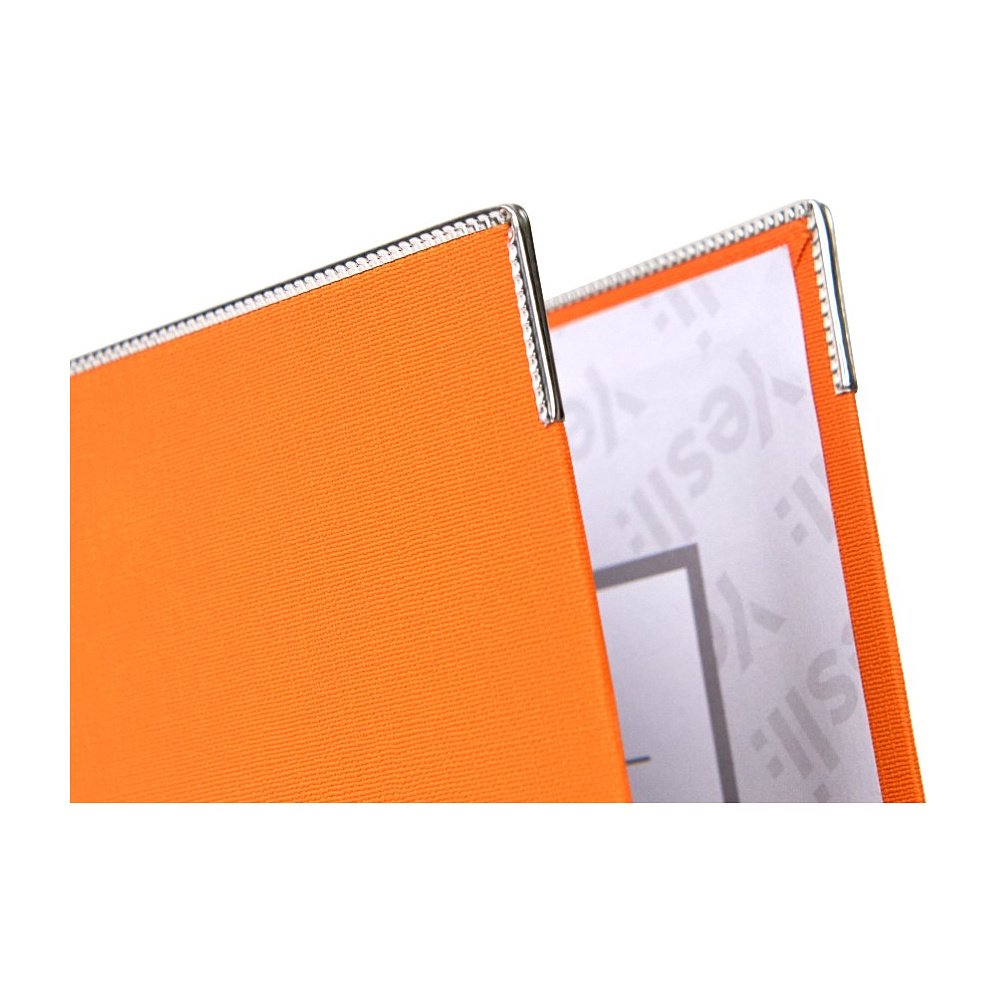 Папка-регистратор "Yesli:", А4, 75 мм, ПВХ Эко, оранжевый - 3