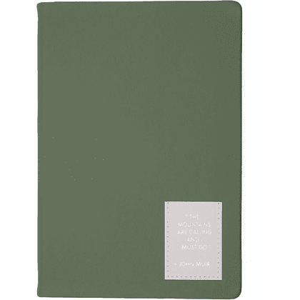 Ежедневник недатированный "Nuances. Эвкалипт", A5, 152 листа, зеленый - 2