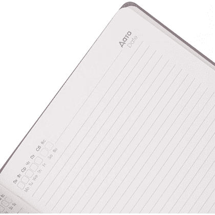 Ежедневник недатированный "Jade. Черничный", A5, 152 листа, синий - 3