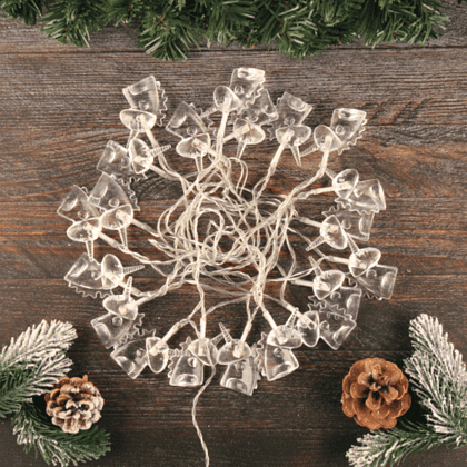 Гирлянда электрическая LED "Нить" с насадками "Единорог", 5 м, тепло-белый - 4