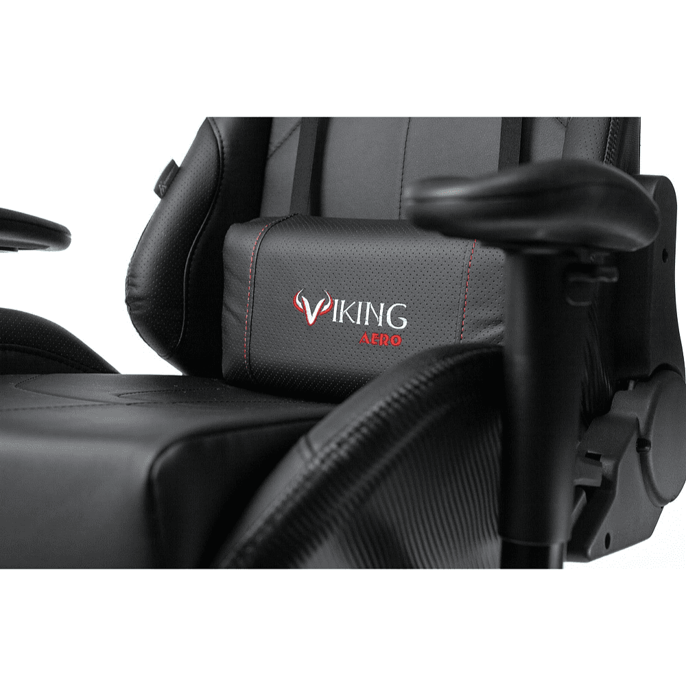 Кресло игровое Бюрократ Zombie VIKING 5 AERO Black Edition экокожа, черный - 7
