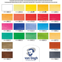 Набор красок акварельных "Van Gogh", 24 цвета