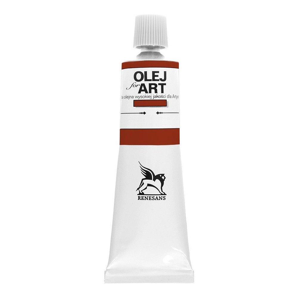 Краски масляные Renesans "Oils for art", 21 красный поццуоли, 60 мл, туба
