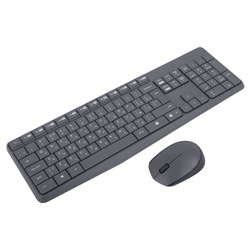 Набор мышь и клавиатура "MK235", беспроводная, черный