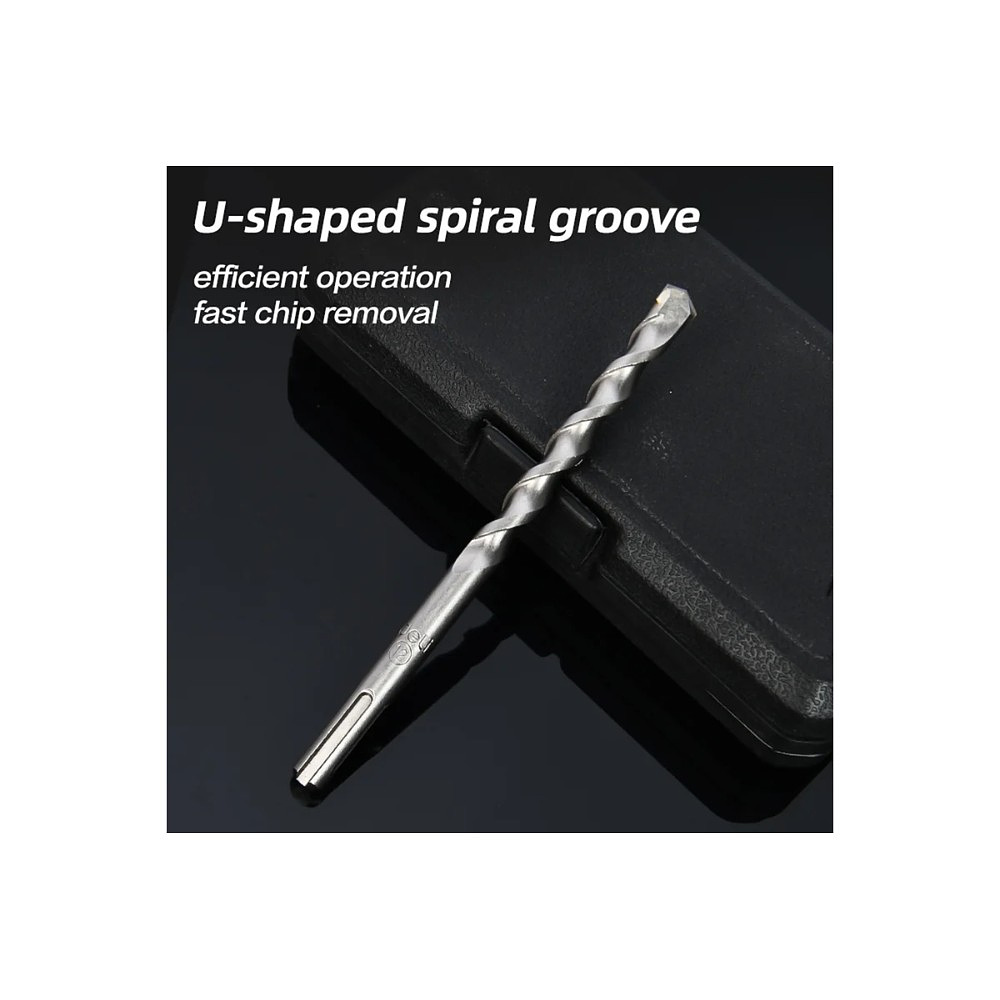 Бур по бетону Deli YS EDH-Y12160, 12x160 мм, SDS-PLUS - 6 Бур по бетону Deli YS EDH-Y12160, 12x160 мм, SDS-PLUS - 6