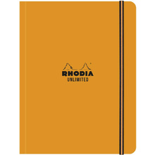 Блокнот "Rhodia Unlimited", А5+, 60 листов, клетка, оранжевый