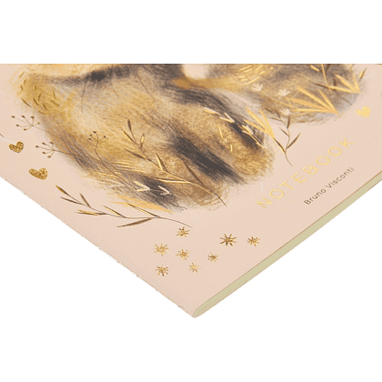 Тетрадь "Love me. Зайки", A5, 40 листов, клетка, бежевый - 6