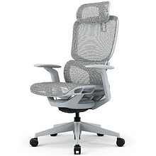 Кресло компьютерное SitZone E-VL002A-BS, сетка, ткань, пластик, серый