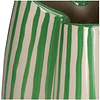 Ваза "Stripes", зеленый, белый - 2