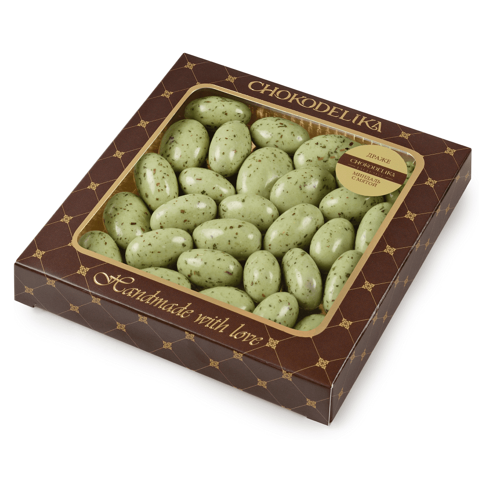 Драже "Миндаль с мятой", 90 г, новогодняя упаковка - 2