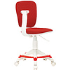 Кресло детское Бюрократ "CH-W204/F", ткань, пластик, красный - 4