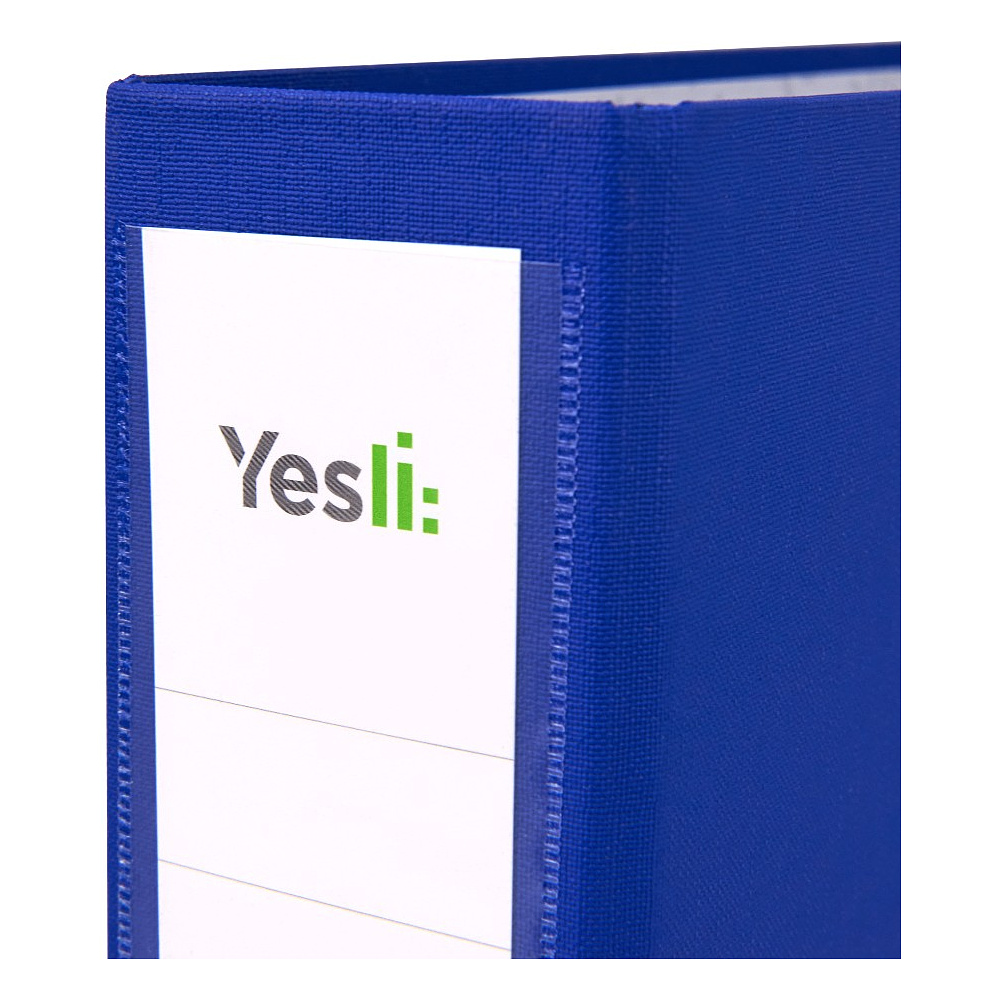 Папка-регистратор "Yesli:", А4, 75 мм, ПВХ Эко, синий - 2