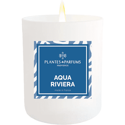 Свеча ароматическая PLANTES&PARFUMS "Aqua Riviera", 180 гр