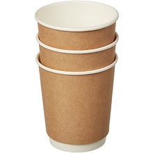 Стакан картонный 250мл, 25шт/упак