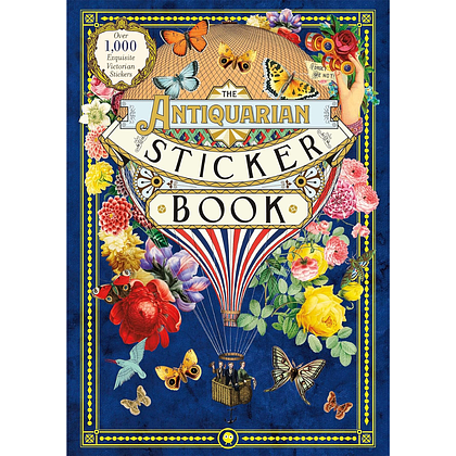 Книга на английском языке "The Antiquarian Sticker Book: An Illustrated Compendium of Adhesive Ephemera", Odd Dot