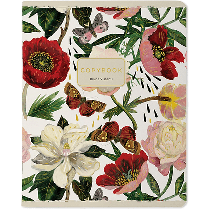 Тетрадь "Flora", A5, 48 листов, клетка, ассорти - 4