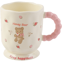 Кружка керамическая "Милый мишка", 370 мл, ассорти