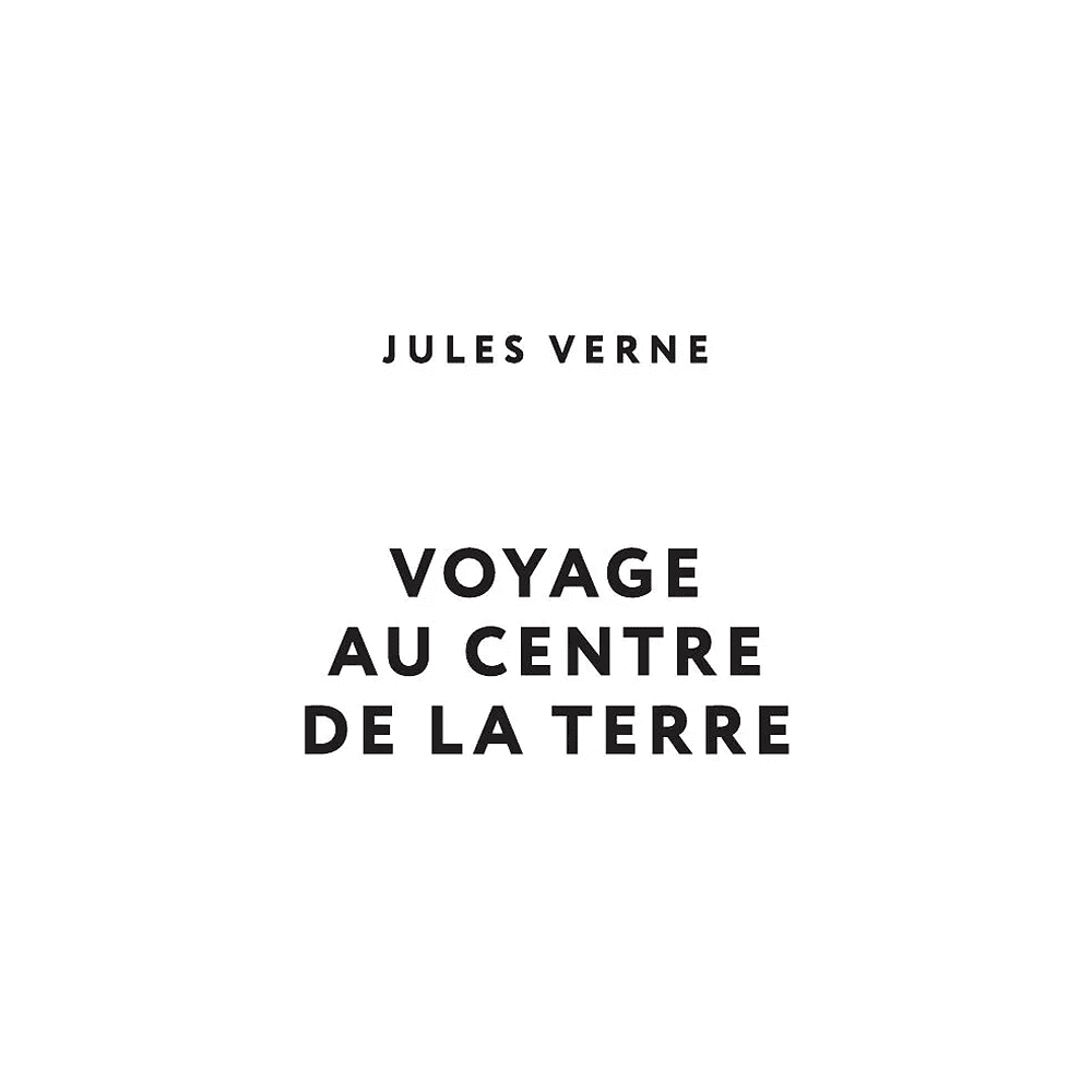 Книга на французском языке "Voyage au centre de la Terre", Жюль Верн - 2