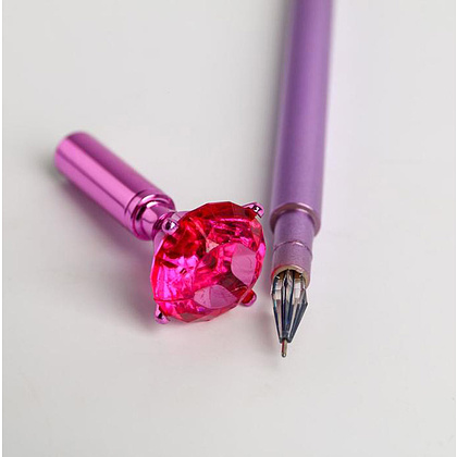 Набор блокнот "Сияй детка" + ручка, А6, 40 листов, линованный, розовый - 5