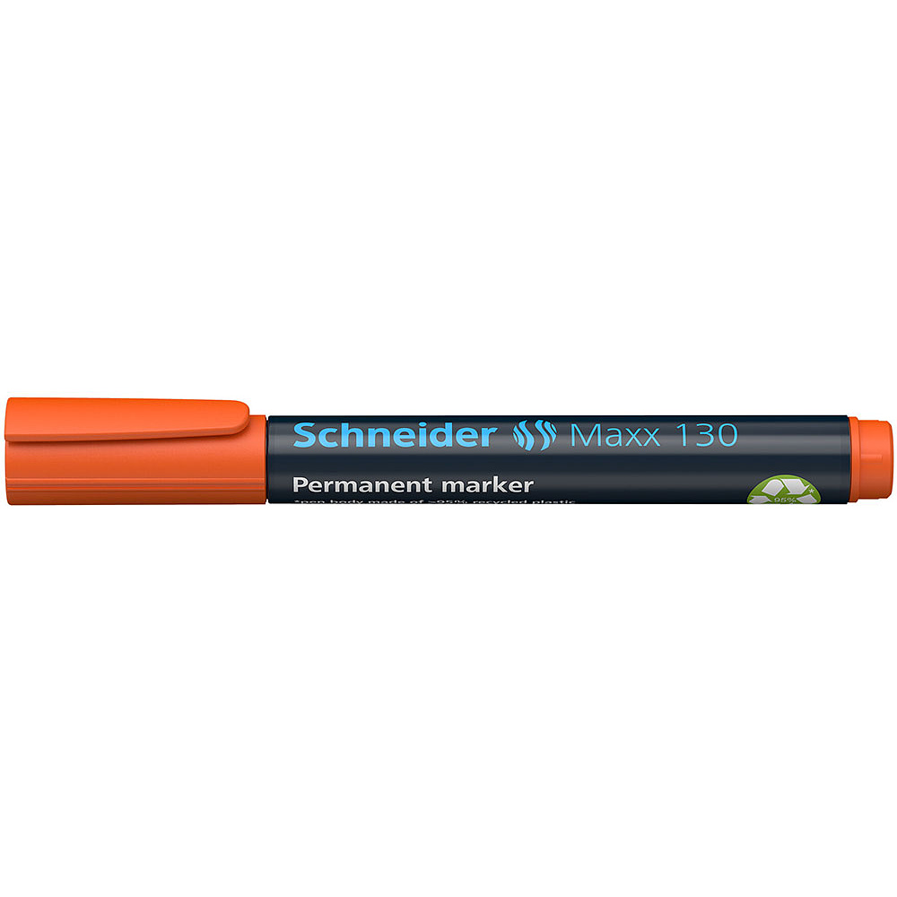 Маркер перманентный "Schneider Maxx 130", оранжевый - 3