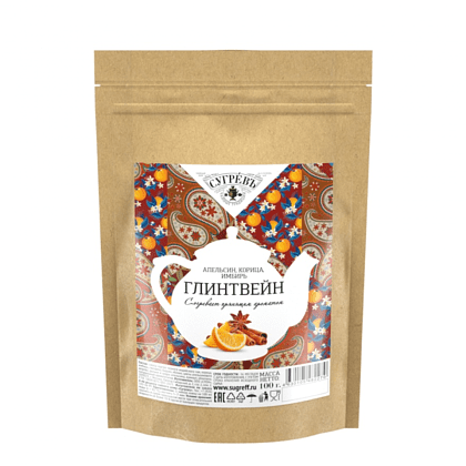 Чай "Сугревъ Глинтвейн", 100 г, черный Чай "Сугревъ Глинтвейн", 100 г, черный