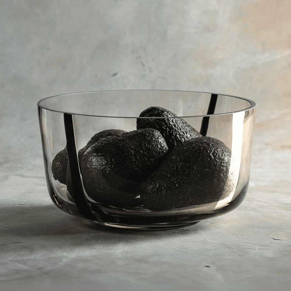 Чаша стеклянная "Alveo", 21 см, прозрачный коричневый - 4