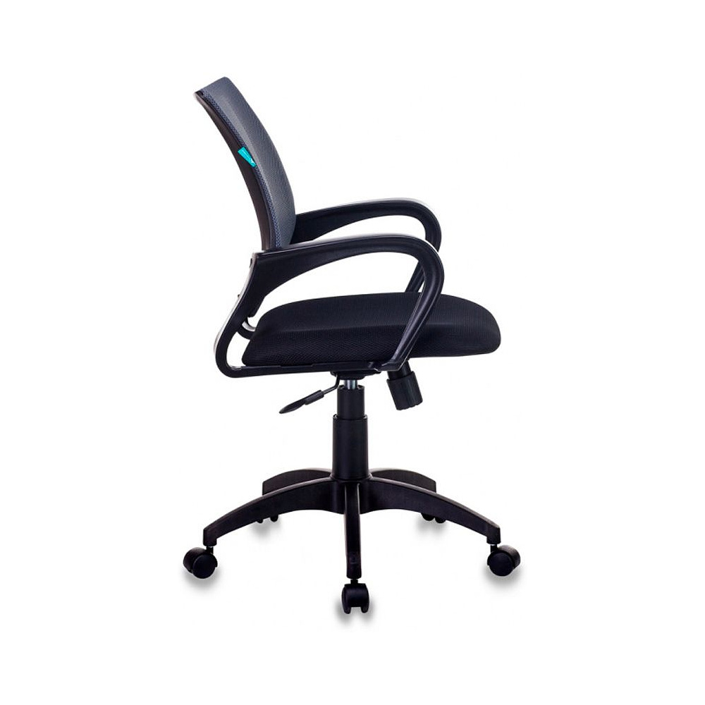 Кресло для персонала Бюрократ "CH-695N/BLACK", ткань, пластик, серый - 4