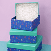 Коробка подарочная "Gift", 19х19х9.5 см, картон - 4